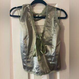 Kimchi Blue Farrah Plunge V-Neck Halter Top